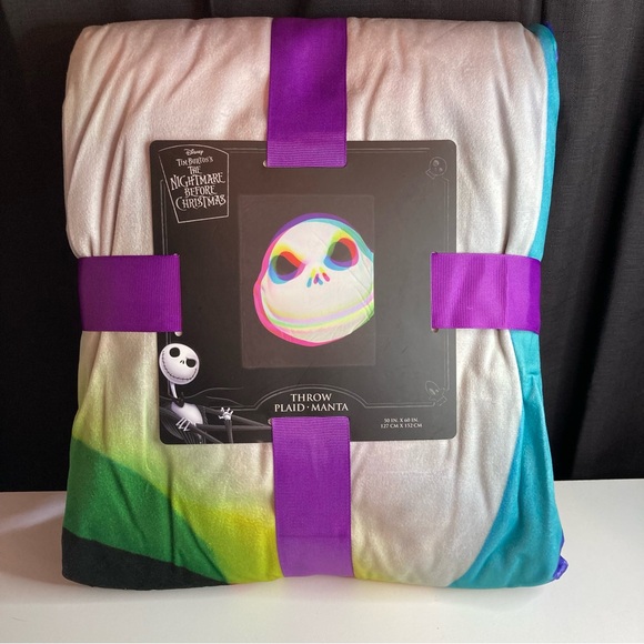 Disney Other - Disney Parks Nightmare Before Christmas Throw Blanket